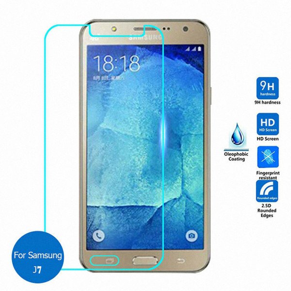 Wholesale Samsung Galaxy J7 Tempered Glass Screen Protector (Glass)